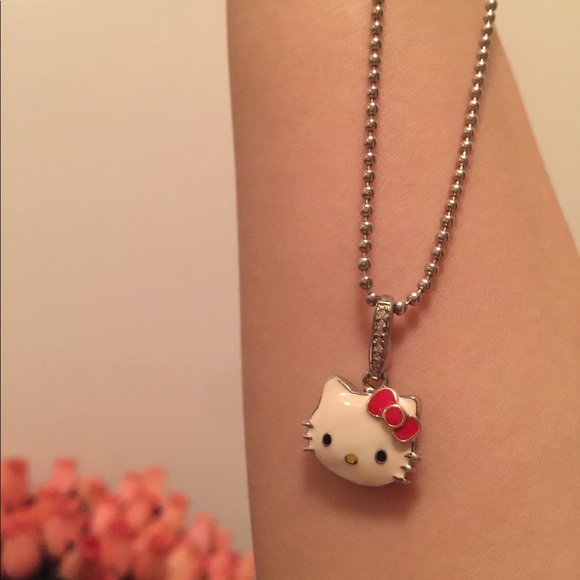 18k Hello Kitty Kimora Lee Simmons necklace set - Picture 5 of 8